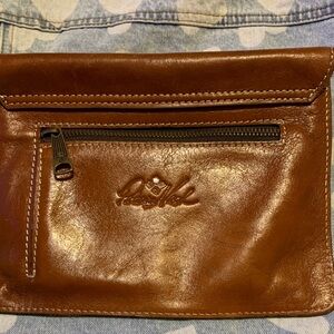 Patricia Nash Tan Leather Pouch